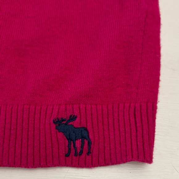 Abercrombie & Fitch Kids' Fuchsia Ruffle Sweater - Picture 4 of 5